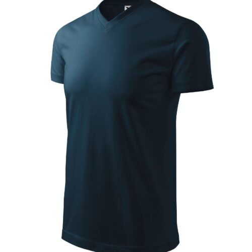 Tričko Heavy V-neck 111 - tmavomodrá