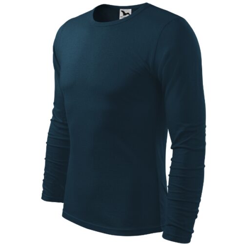 Tričko Fit-T LS 119 - tmavomodrá