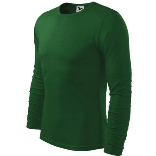 Tričko Fit-T LS 119 - fľaškovozelená