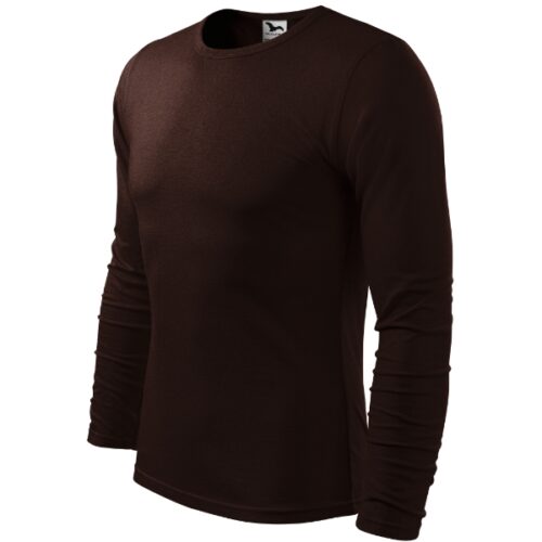 Tričko Fit-T LS 119 - kávová