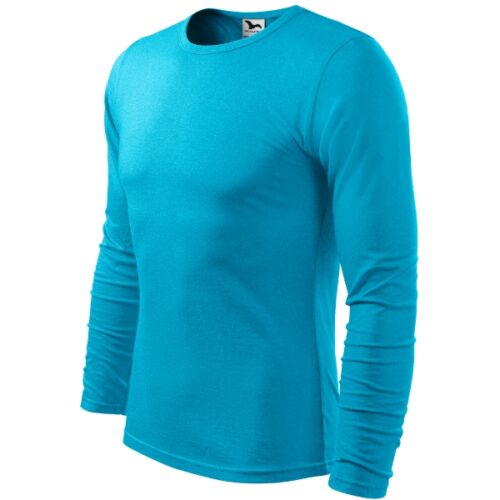 Tričko Fit-T LS 119 - tyrkysová