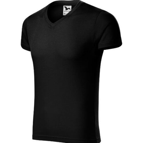 Slim Fit V-neck 146 - čierna