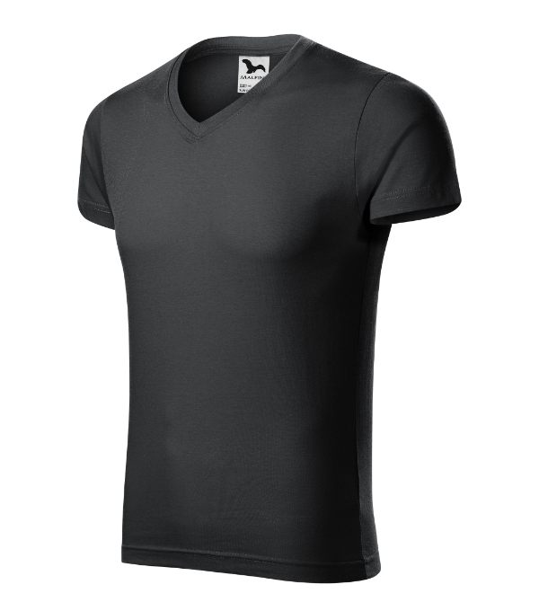 Slim Fit V-neck 146 - ebony gray