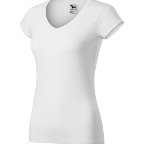 Fit V-neck 162 - biela