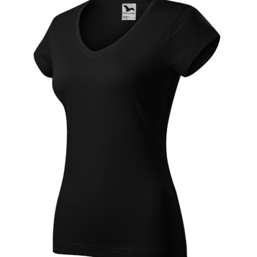 Fit V-neck 162 - čierna