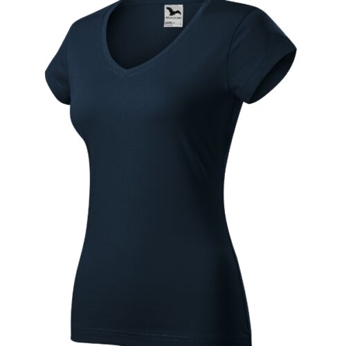 Fit V-neck 162 - tmavomodrá