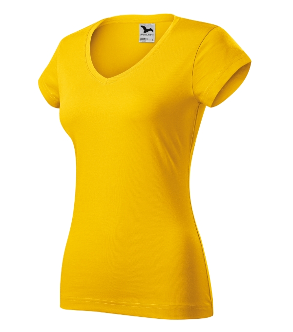 Fit V-neck 162 - žltá