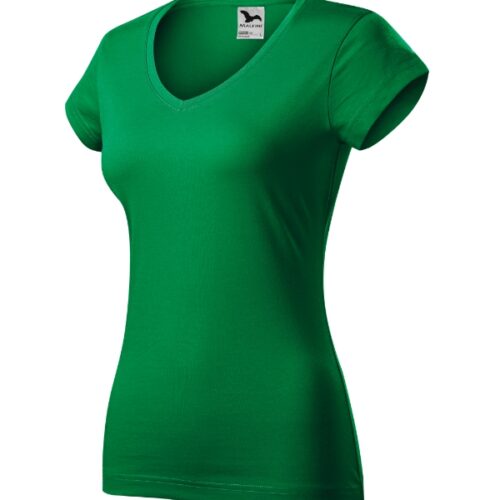 Fit V-neck 162 - trávová zelená
