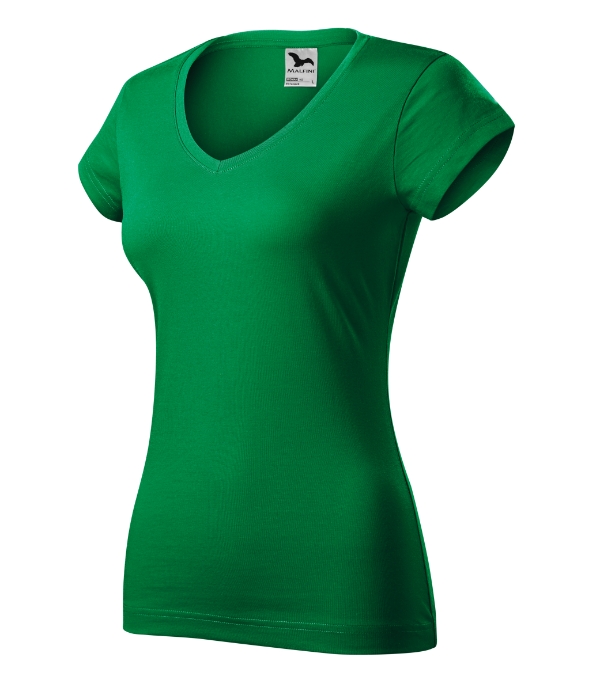 Fit V-neck 162 - trávová zelená