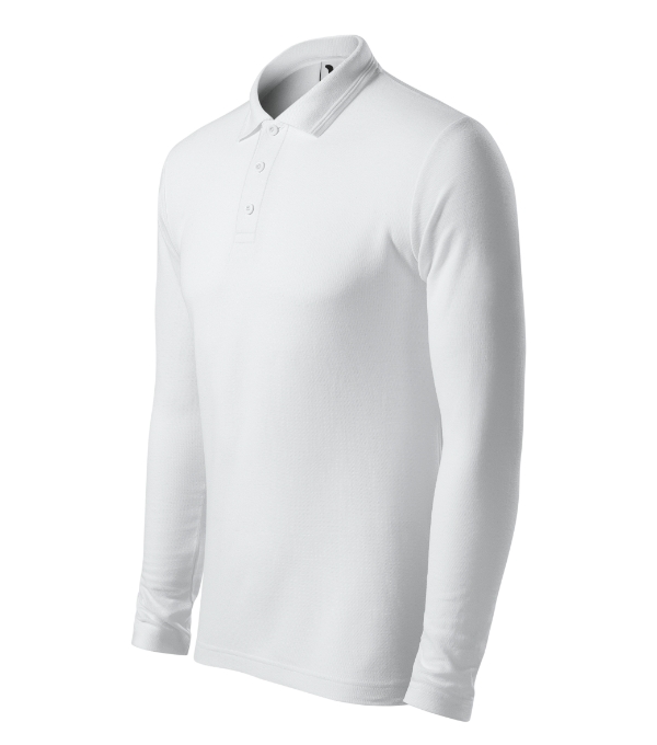Pique Polo LS 221 - biela
