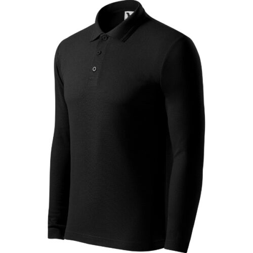 Pique Polo LS 221 - čierna