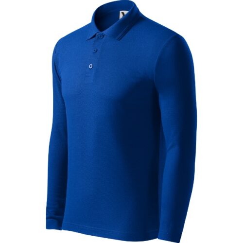 Pique Polo LS 221 - kráľovská modrá
