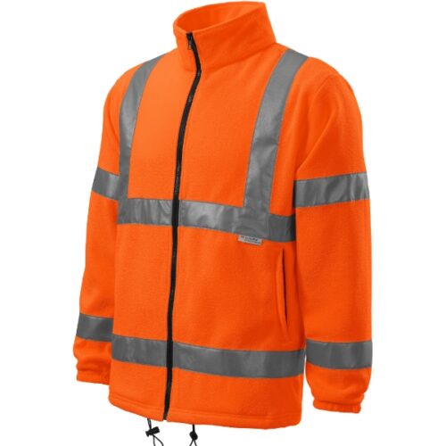 HV Fleece Jacket 5V1 - fluorescenčná oranžová