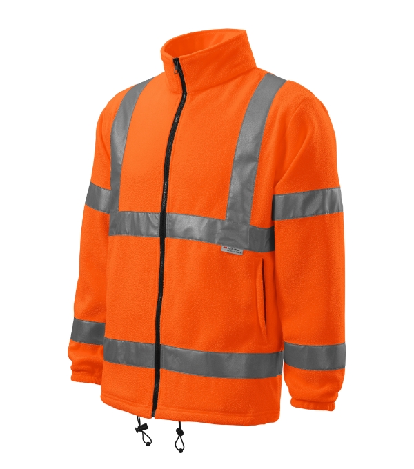 HV Fleece Jacket 5V1 - fluorescenčná oranžová