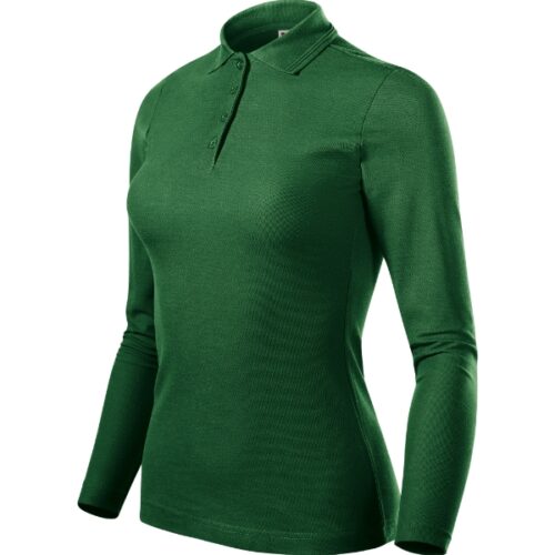 Pique Polo LS 231 - fľaškovozelená