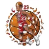 Drevené puzzle basketbalista + drevený box