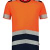 T-Shirt High Vis Bicolor T01 - fluorescenčná oranžová