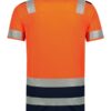 T-Shirt High Vis Bicolor T01 - fluorescenčná oranžová