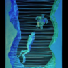 String art Lost Diver