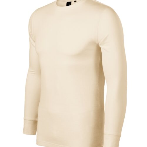 Tričko Merino Rise LS 159 - mandľová