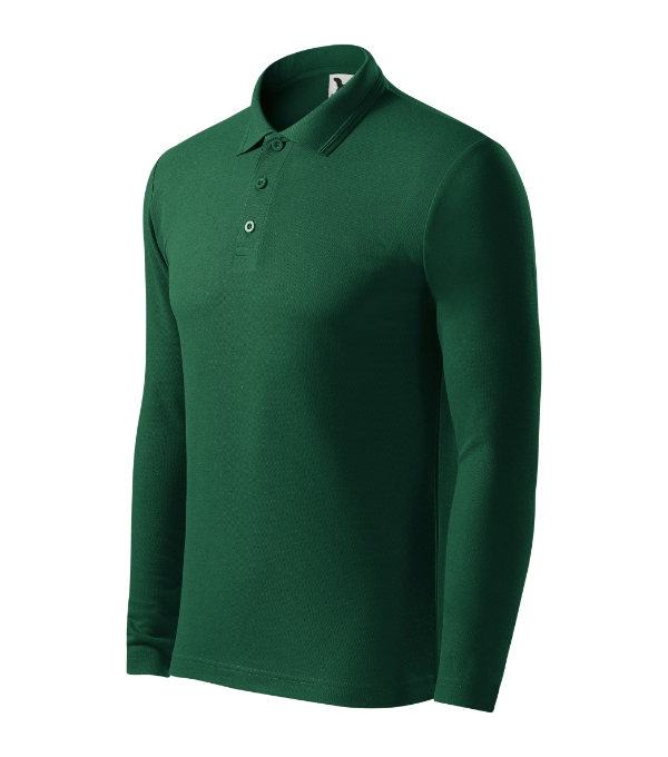 Pique Polo LS 221 - dark green