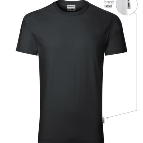 Tričko Resist R01 - ebony gray 94 (brand label)