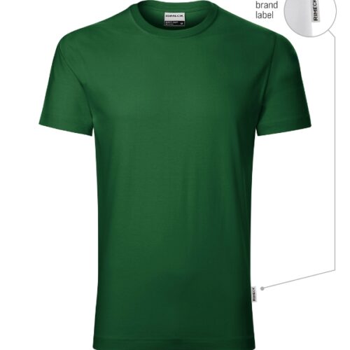 Tričko Resist R01 - fľaškovozelená 06 (brand label)
