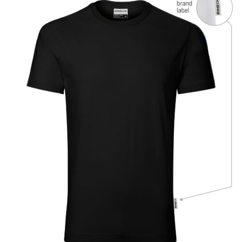 Tričko Resist R01 - čierna 01 (brand label)