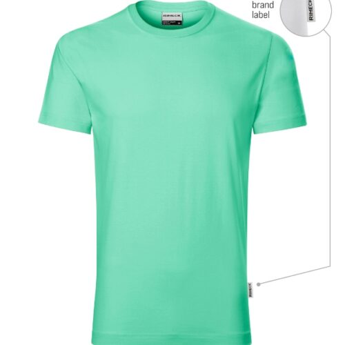 Tričko Resist R01 - mätová 95 (brand label)