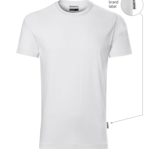 Tričko Resist heavy R03 - biela 00 (brand label)