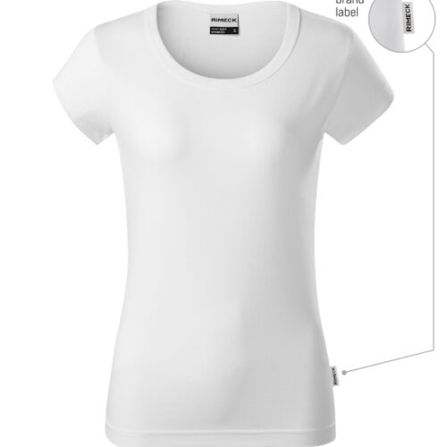 Tričko Resist heavy R04 - biela 00 (brand label)