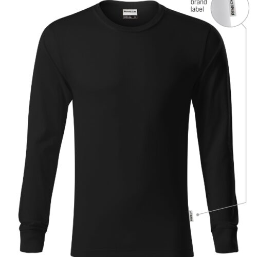 Tričko Resist LS R05 - čierna 01 (brand label)