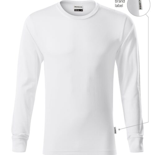 Tričko Resist LS R05 - biela 00 (brand label)
