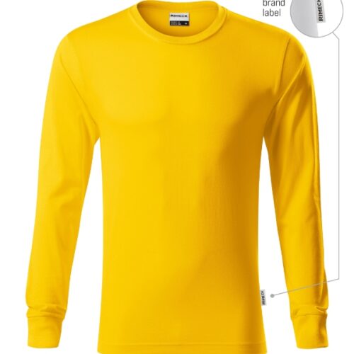 Tričko Resist LS R05 - žltá 04 (brand label)