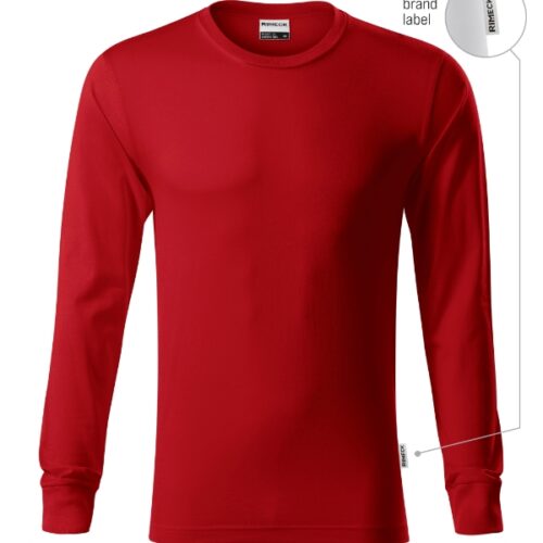 Tričko Resist LS R05 - červená 07 (brand label)