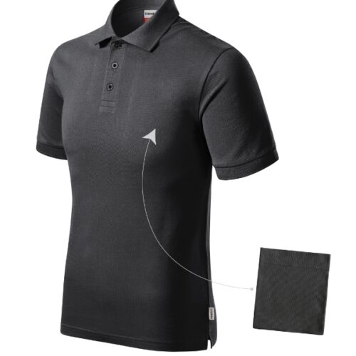 Polokošeľa Resist Heavy Polo R20 - ebony gray 94 (brand label)