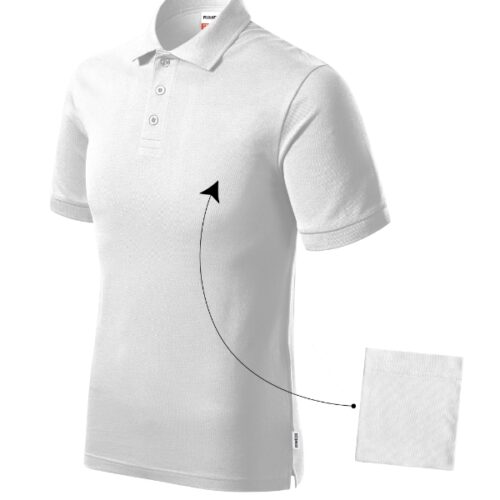 Polokošeľa Resist Heavy Polo R20 - biela 00 (brand label)