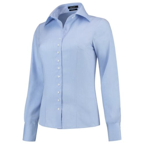 Fitted Blouse T22 - blue