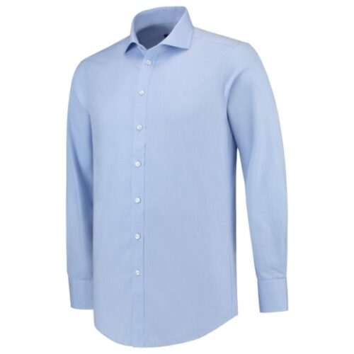 Fitted Stretch Shirt T23 - blue