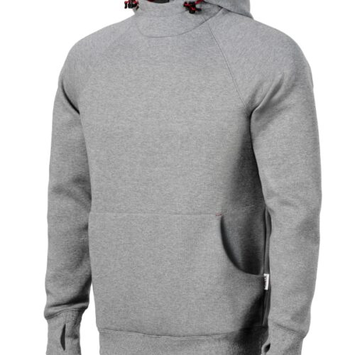 Mikina Vertex Hoodie W43 - tmavosivý melír