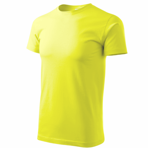 Tričko Heavy New 137 - neon yellow
