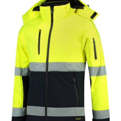 Softshellová bunda unisex Bi-color EN ISO 20471 Softshell T52